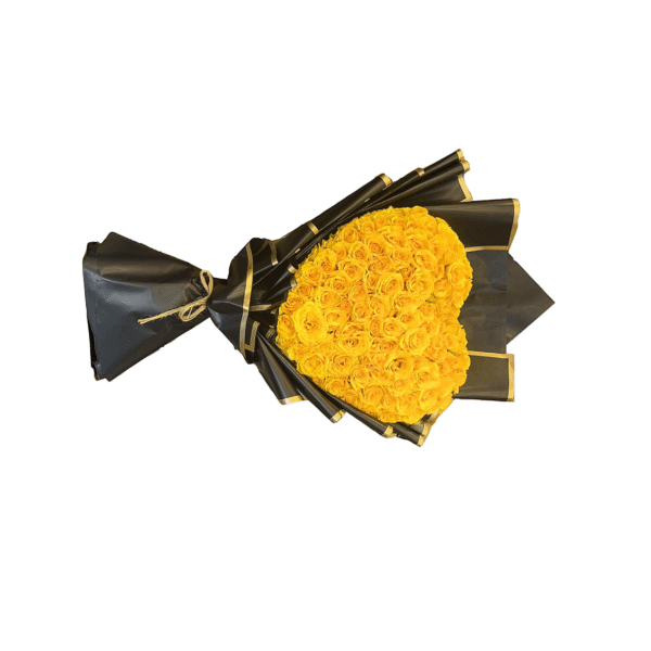 The Golden Heart Grandeur Bouquet